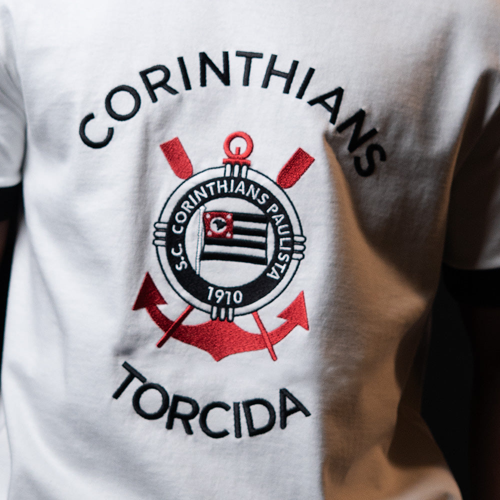 Corinthians Retro Fan 1934 Off-White Men's Long Sleeved T-Shirt