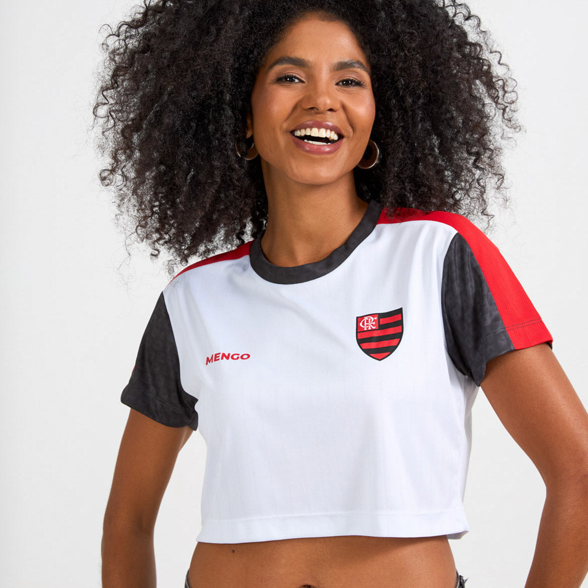 Flamengo Retro Fan Woman's Cropped T-Shirt