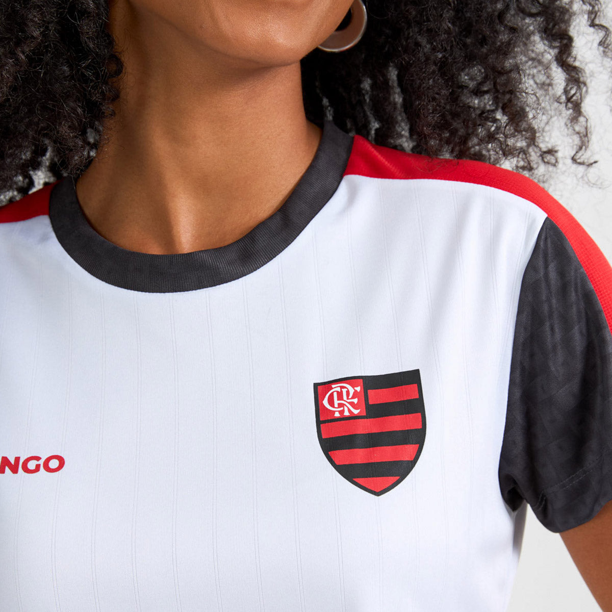 Flamengo Retro Fan Woman's Cropped T-Shirt