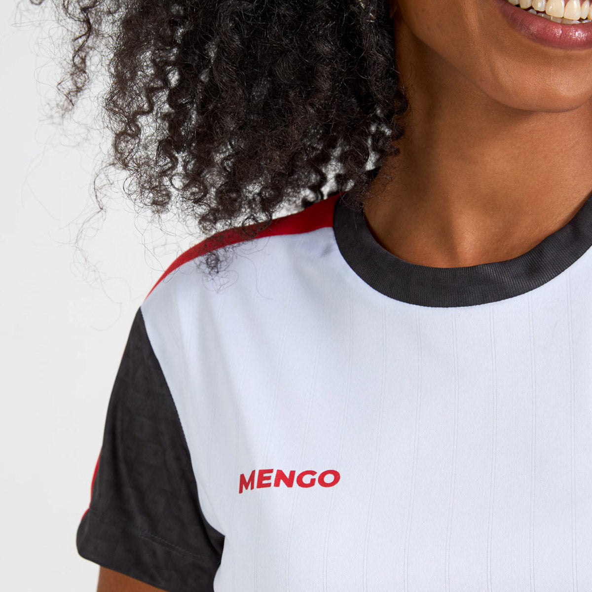 Flamengo Retro Fan Woman's Cropped T-Shirt