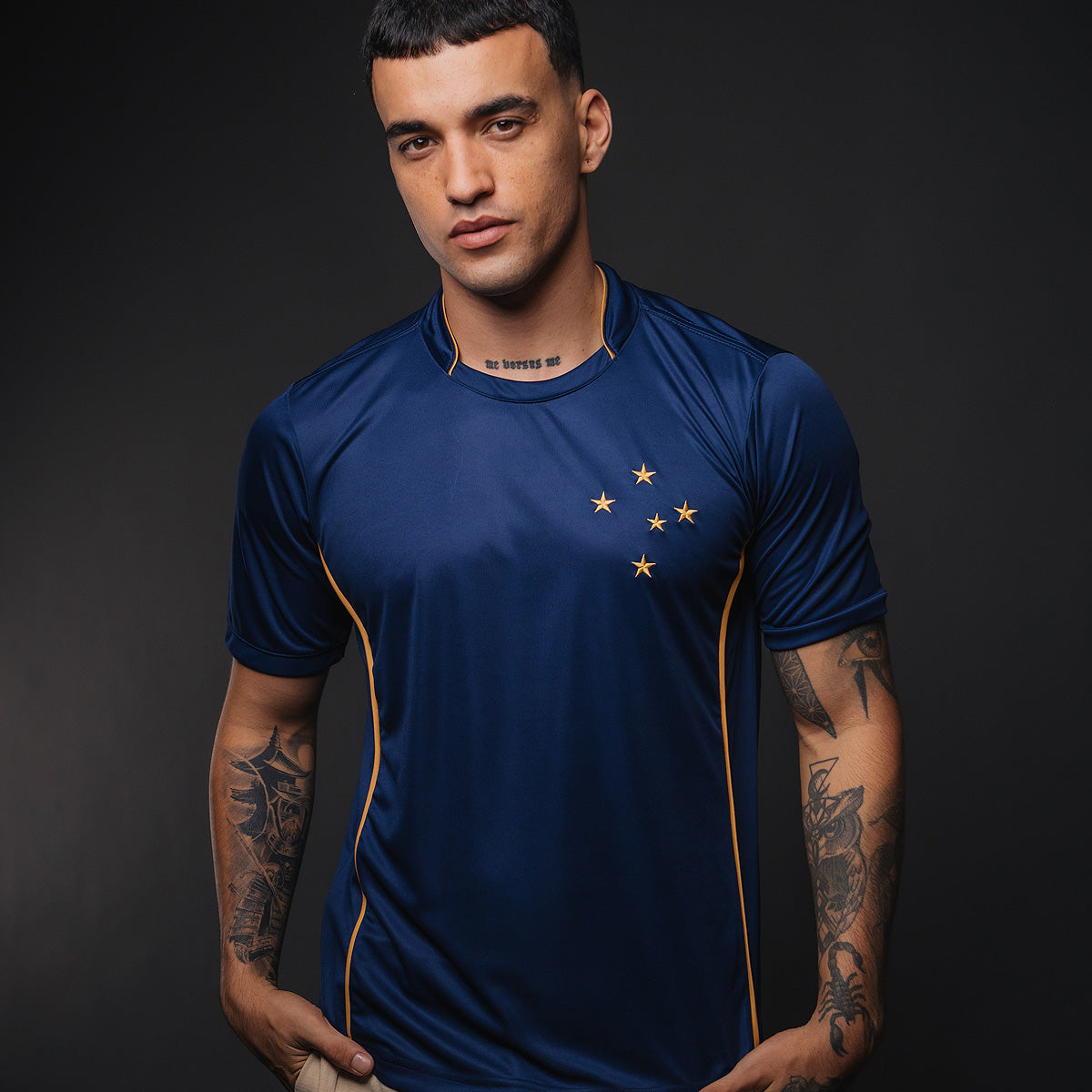 Cruzeiro Retro Dry Dark Blue Men's T-Shirt