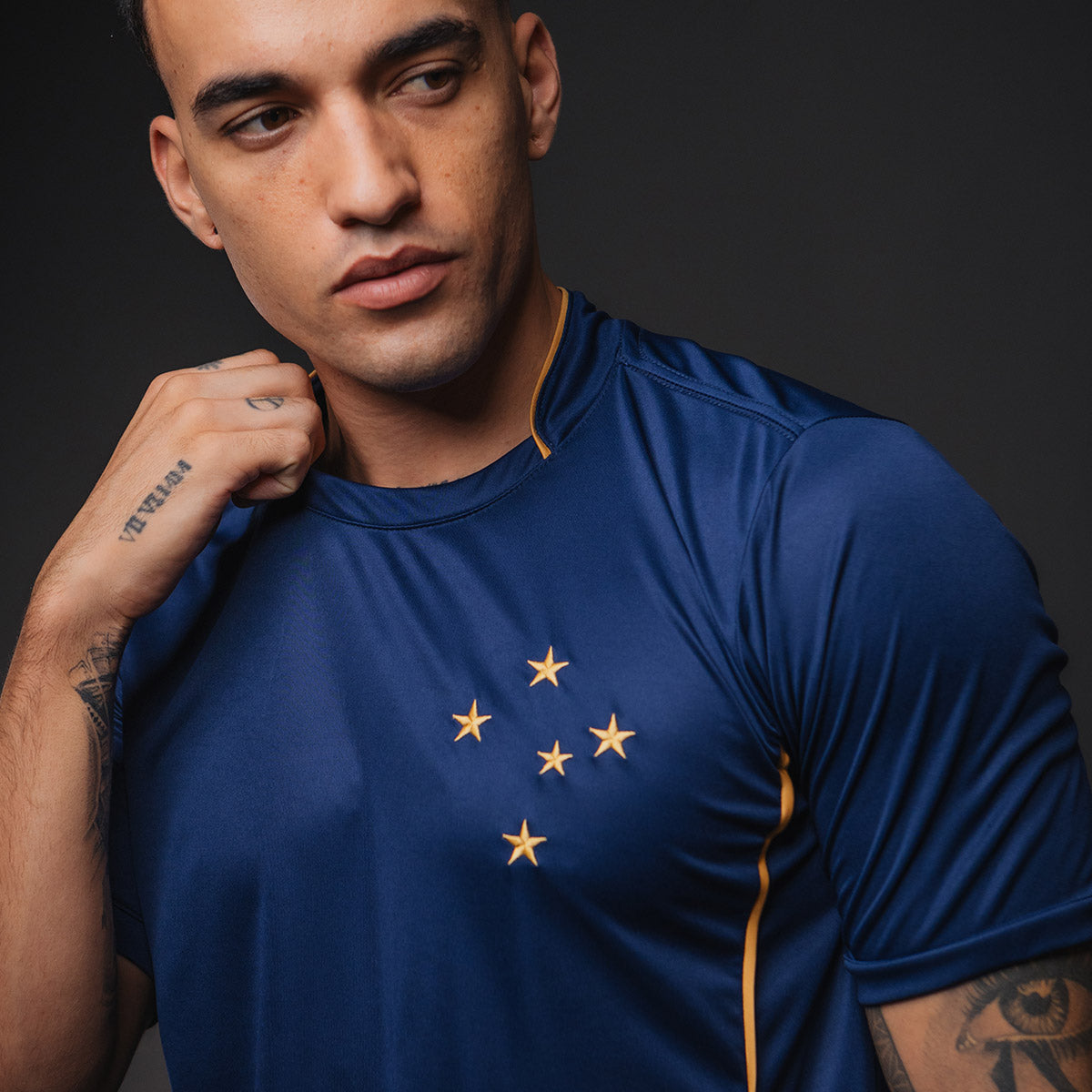 Cruzeiro Retro Dry Dark Blue Men's T-Shirt