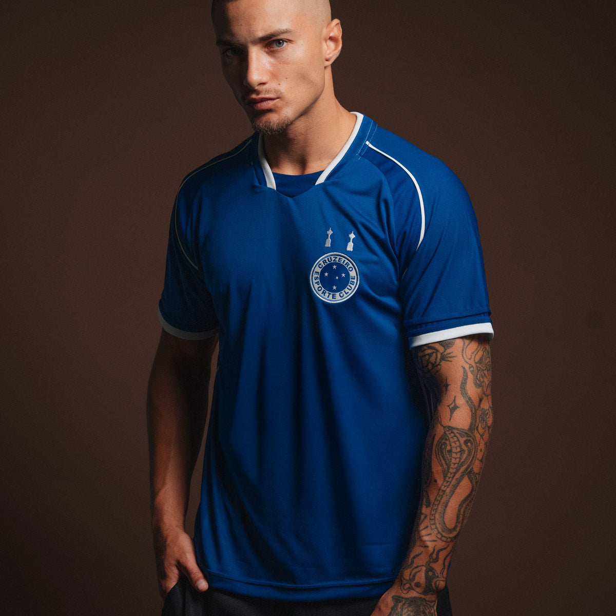 Cruzeiro Retro 2003 Blue Men's T-Shirt