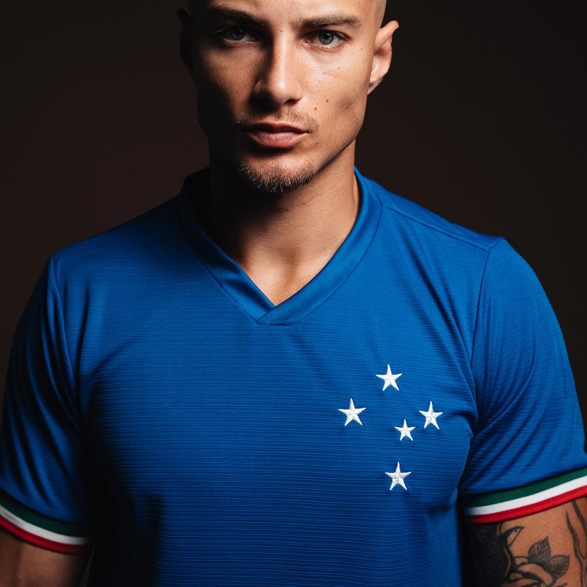 Cruzeiro Retro Palestra Blue Men's T-Shirt