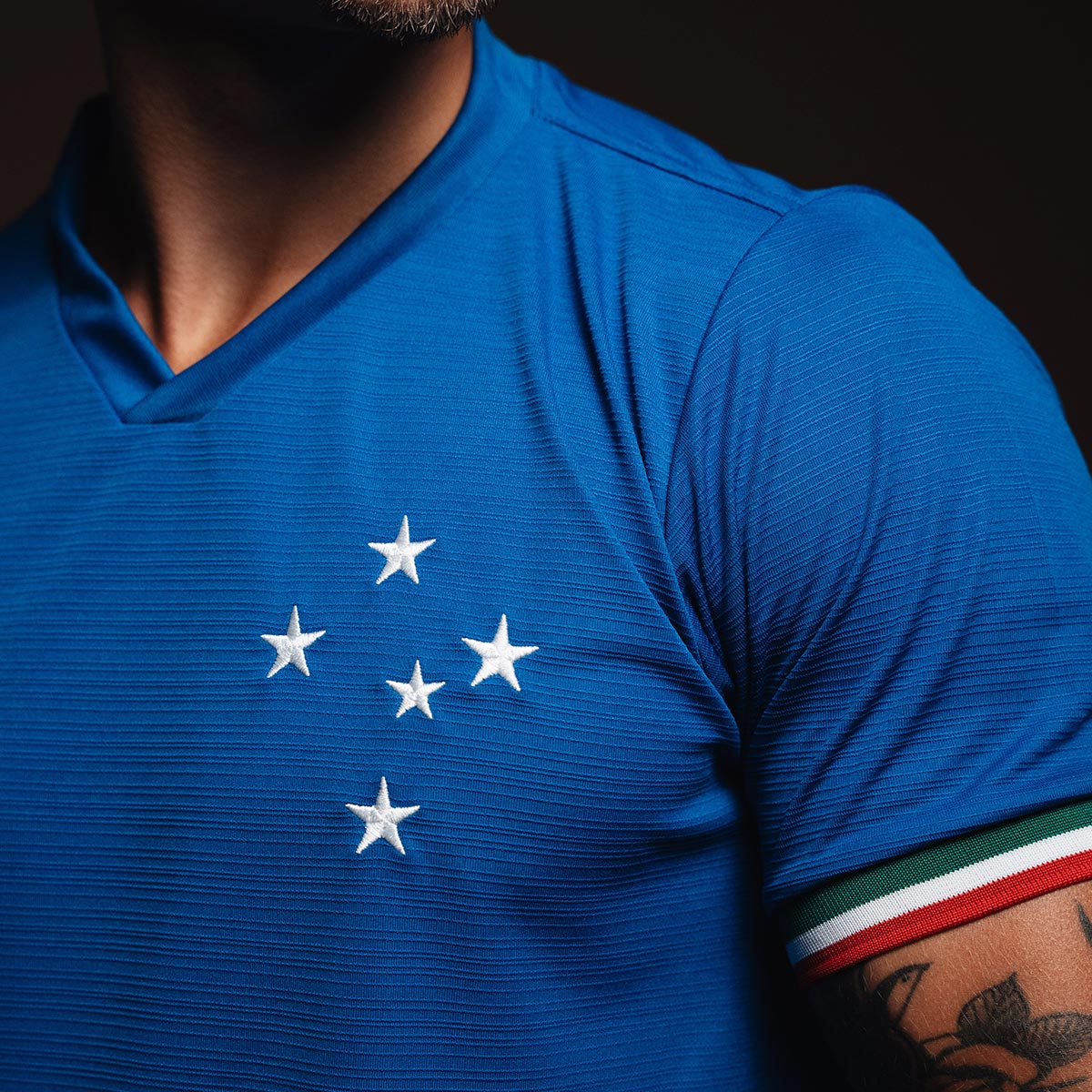Cruzeiro Retro Palestra Blue Men's T-Shirt