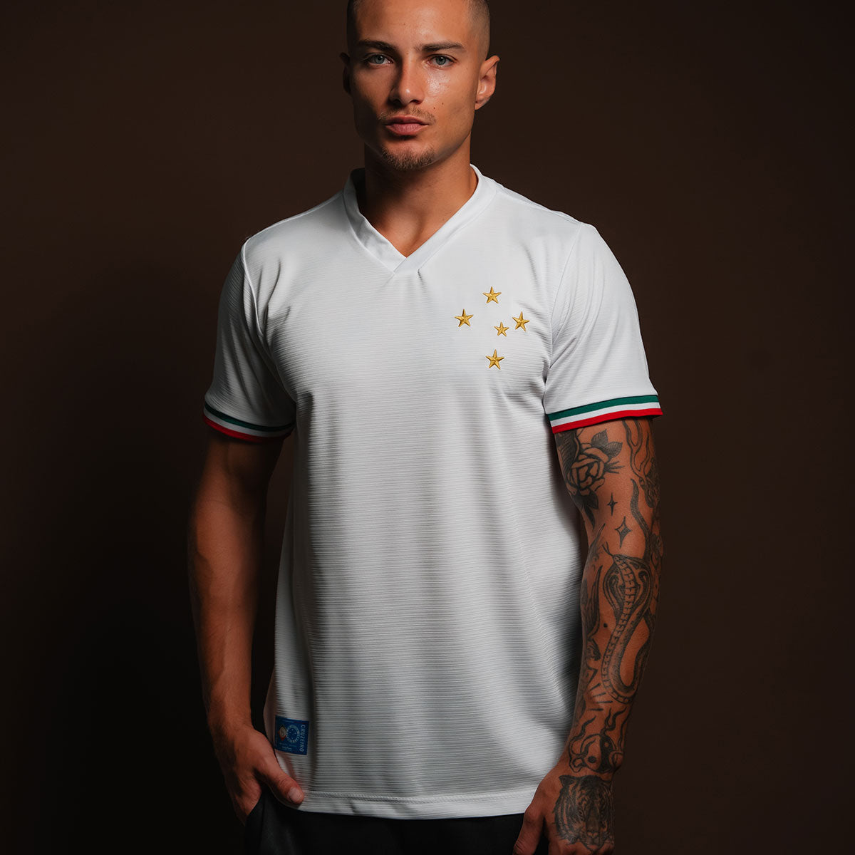 Cruzeiro Retro Palestra White Men's T-Shirt
