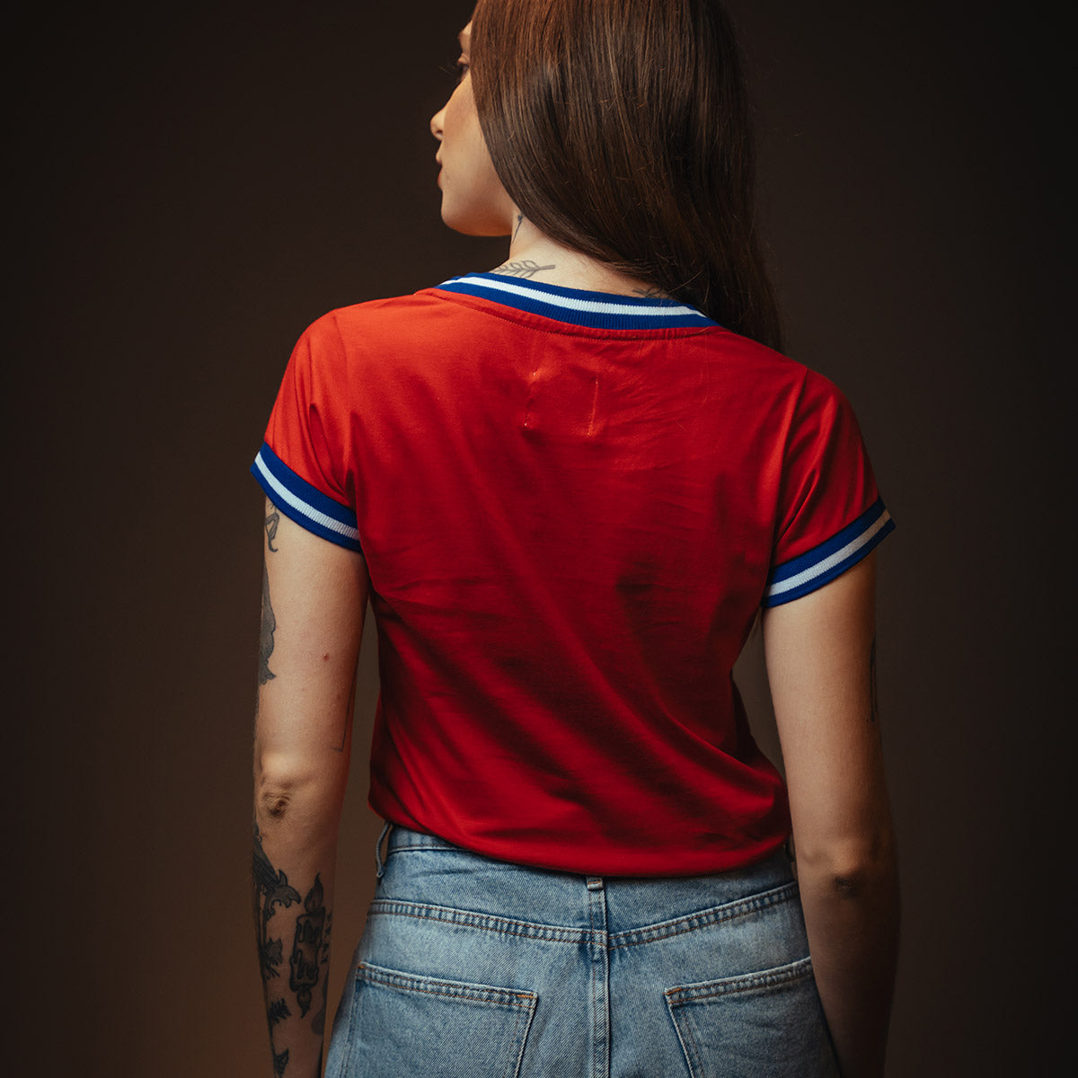 Cuba Retro Red Woman's T-Shirt