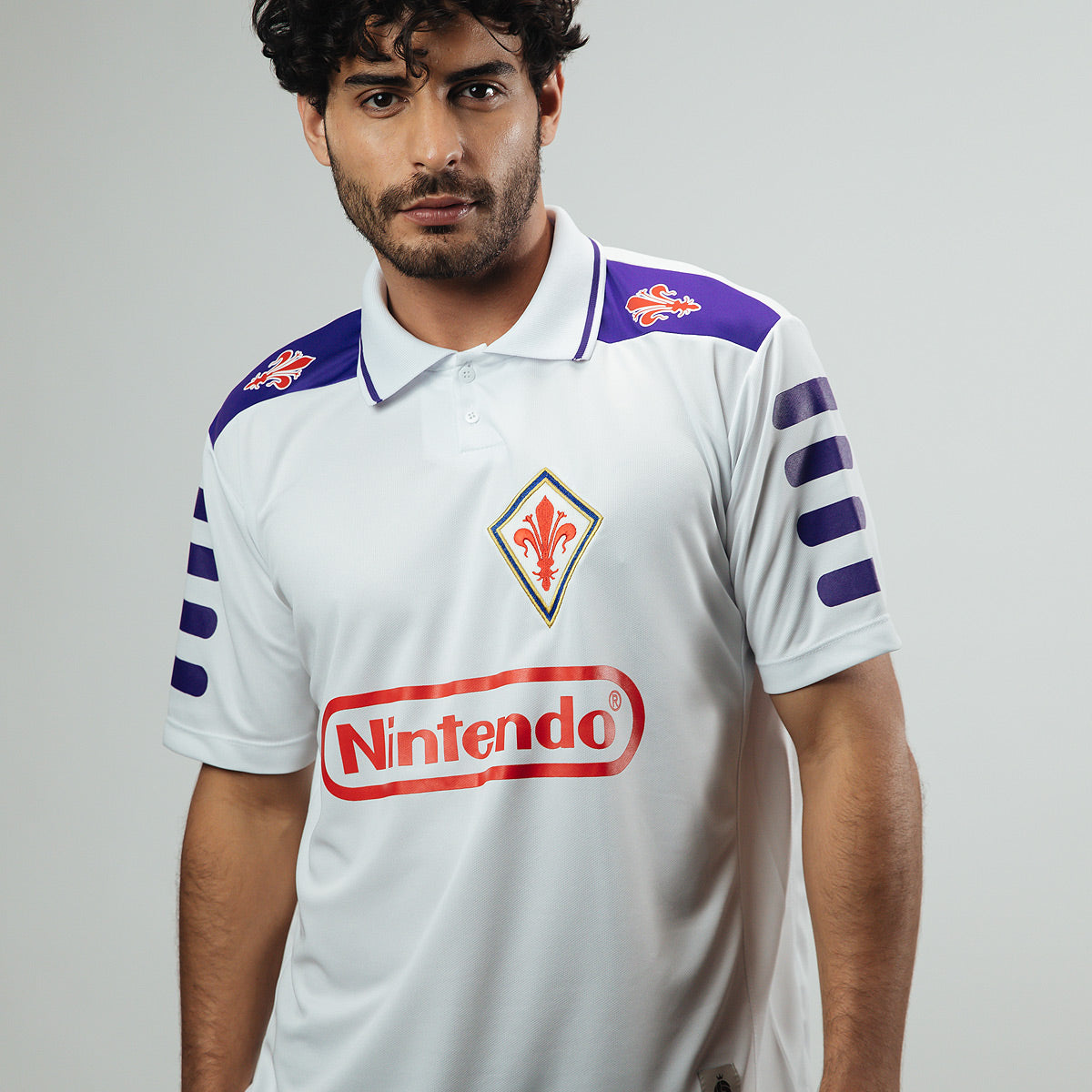 Fiorentina Retro 1998 White Men's T-Shirt