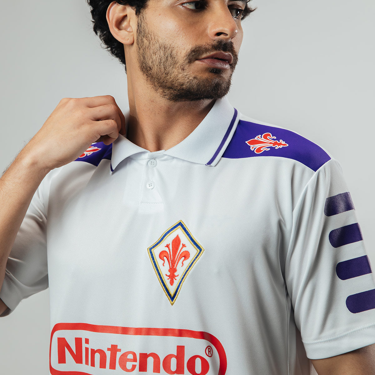 Fiorentina Retro 1998 White Men's T-Shirt