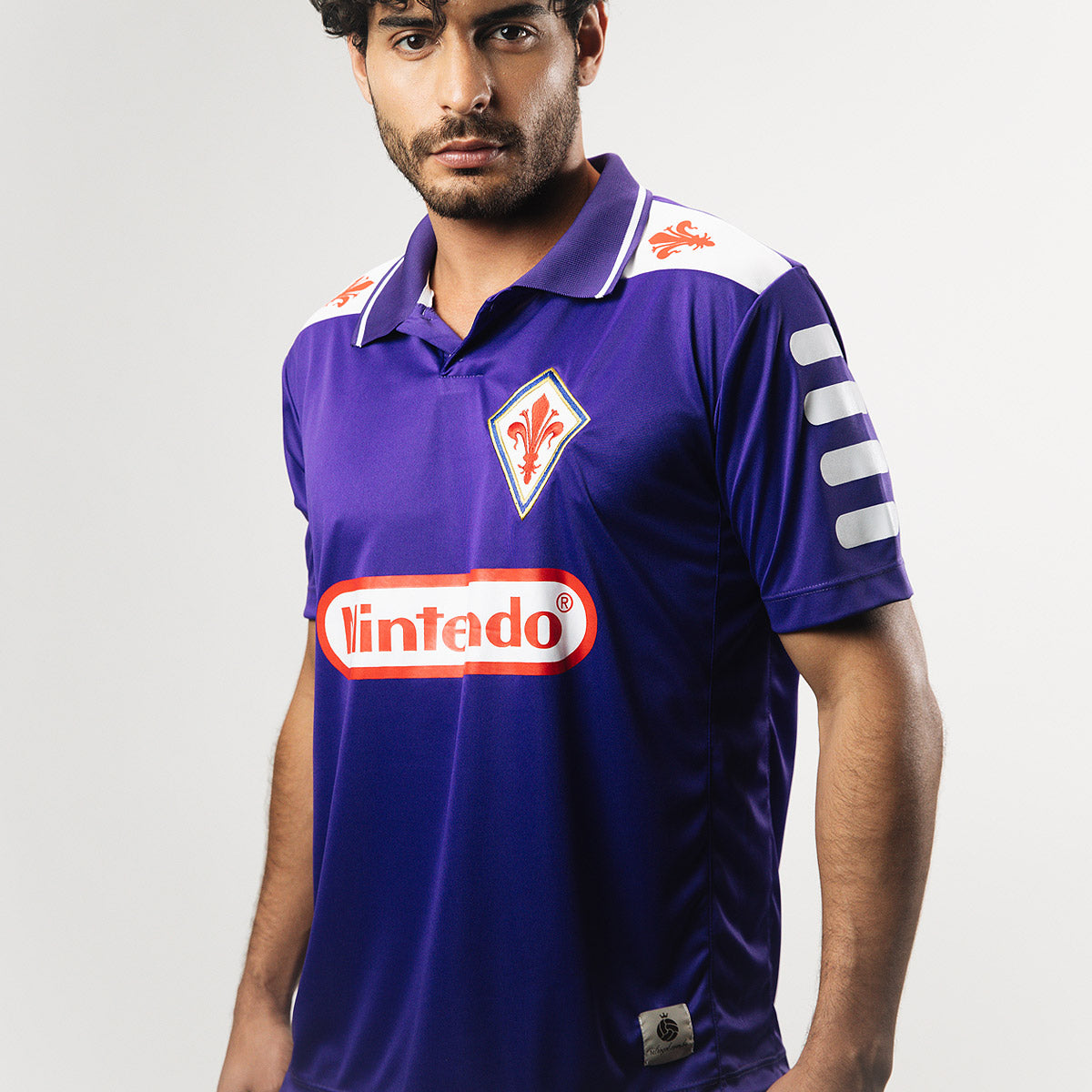 Fiorentina Retro 1998 Purple Men's T-Shirt
