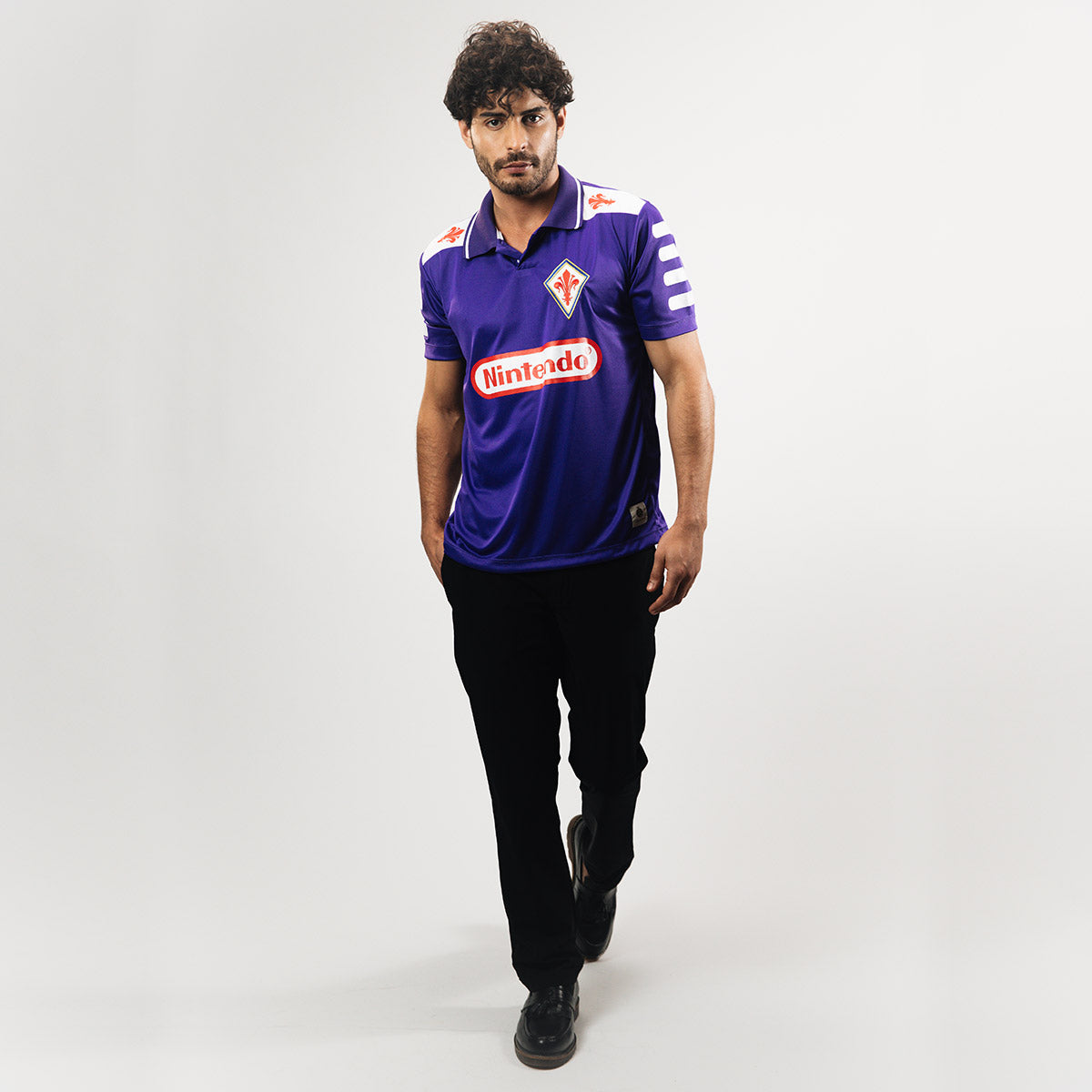 Fiorentina Retro 1998 Purple Men's T-Shirt