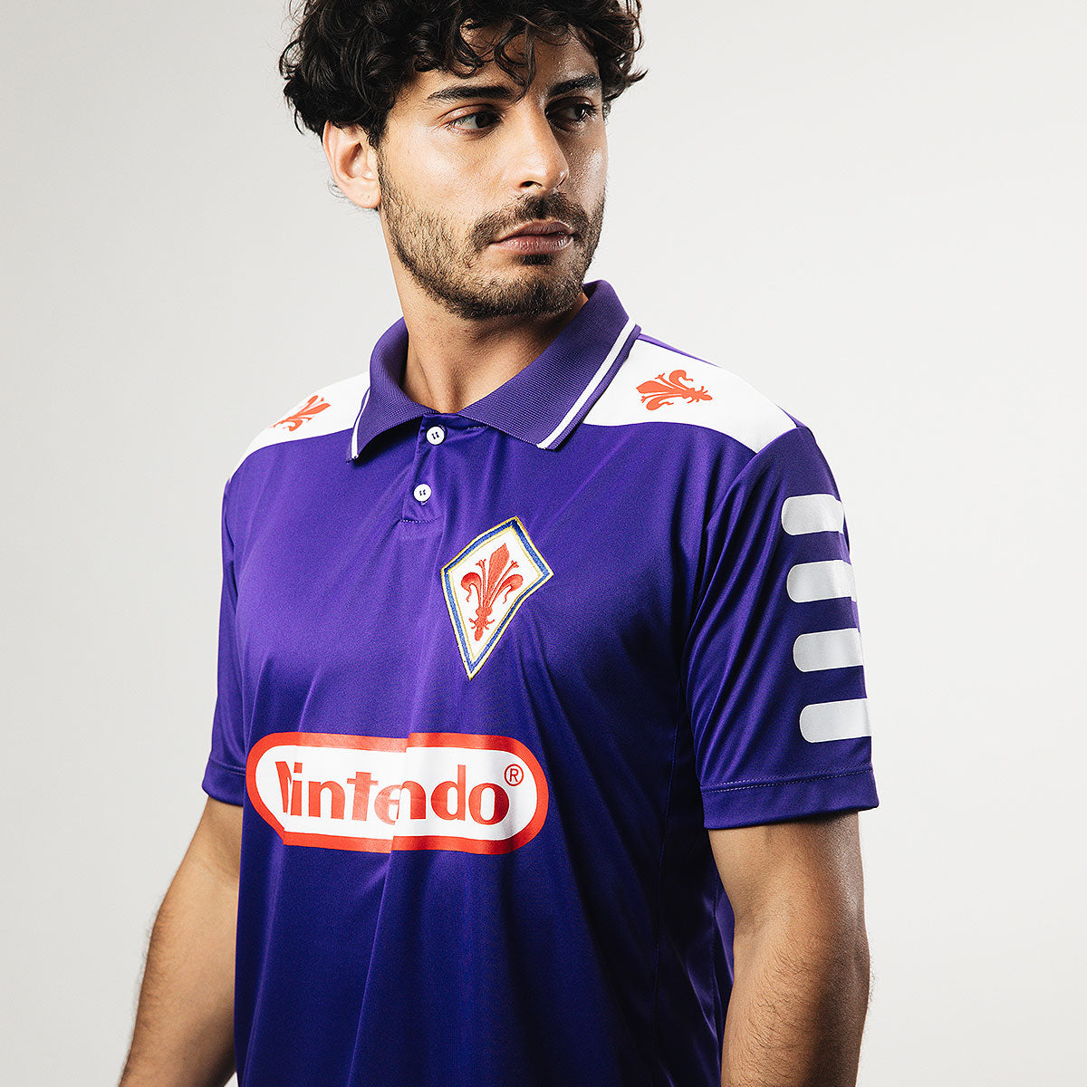 Fiorentina Retro 1998 Purple Men's T-Shirt