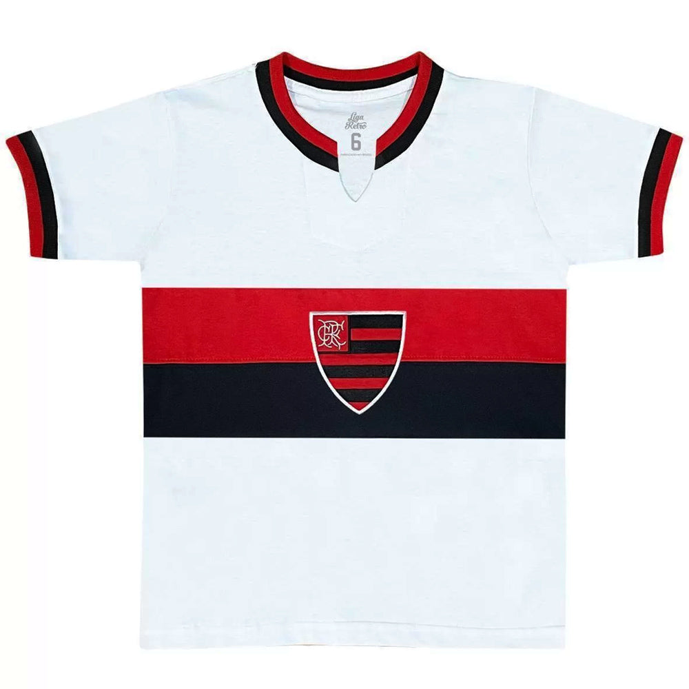 Flamengo Retro 1976 White Unisex Kid's T-Shirt