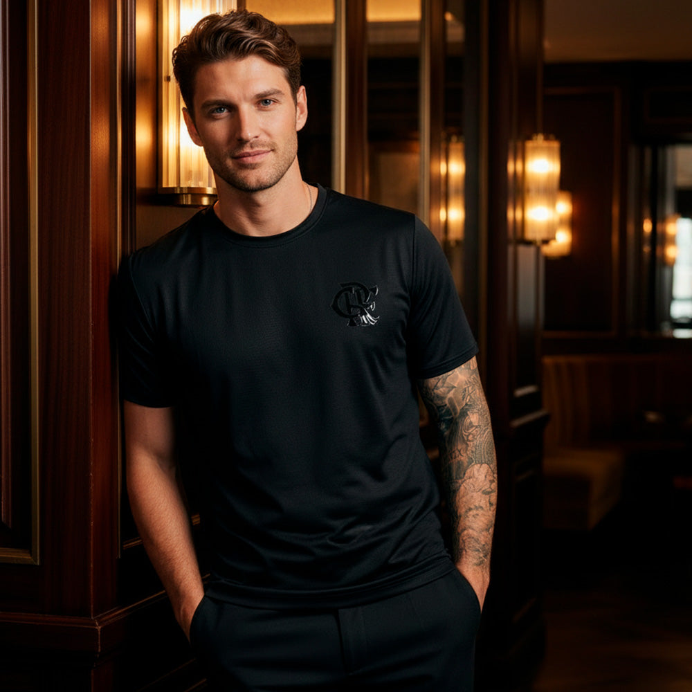 Flamengo Retro All Black Men's T-Shirt