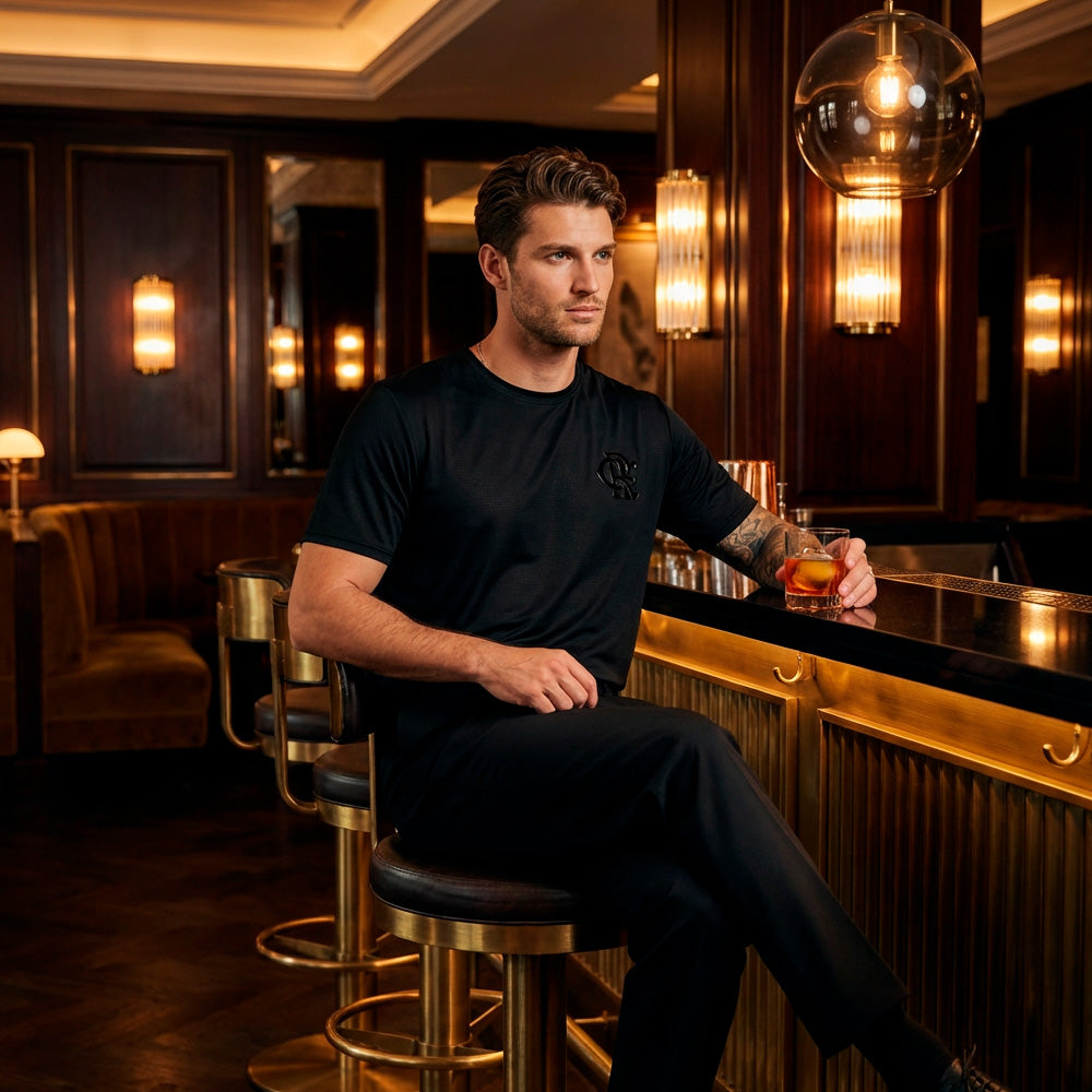 Flamengo Retro All Black Men's T-Shirt