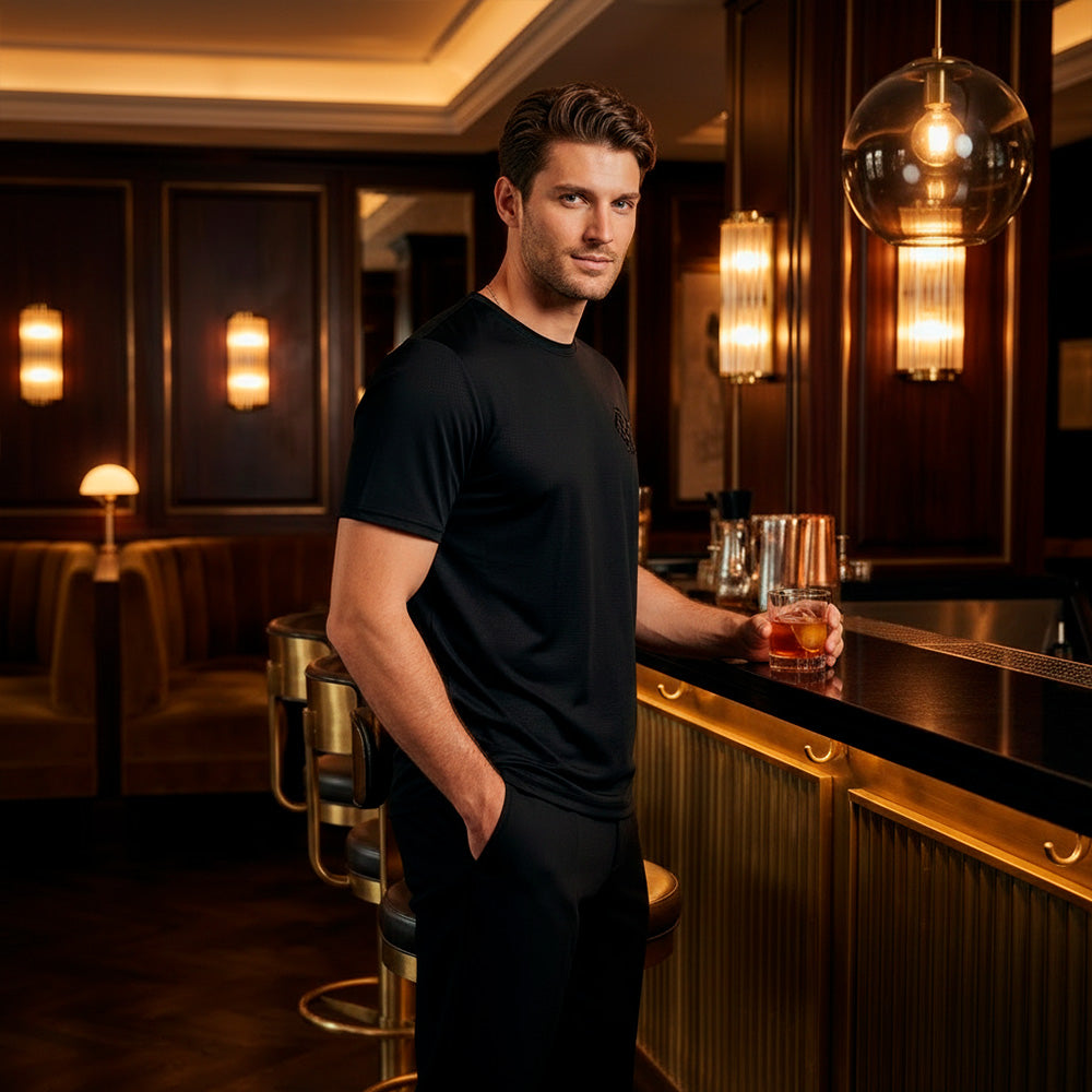 Flamengo Retro All Black Men's T-Shirt