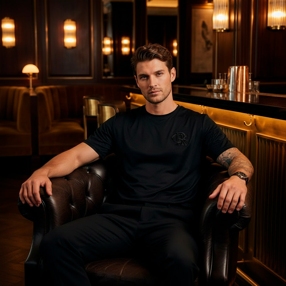 Flamengo Retro All Black Men's T-Shirt