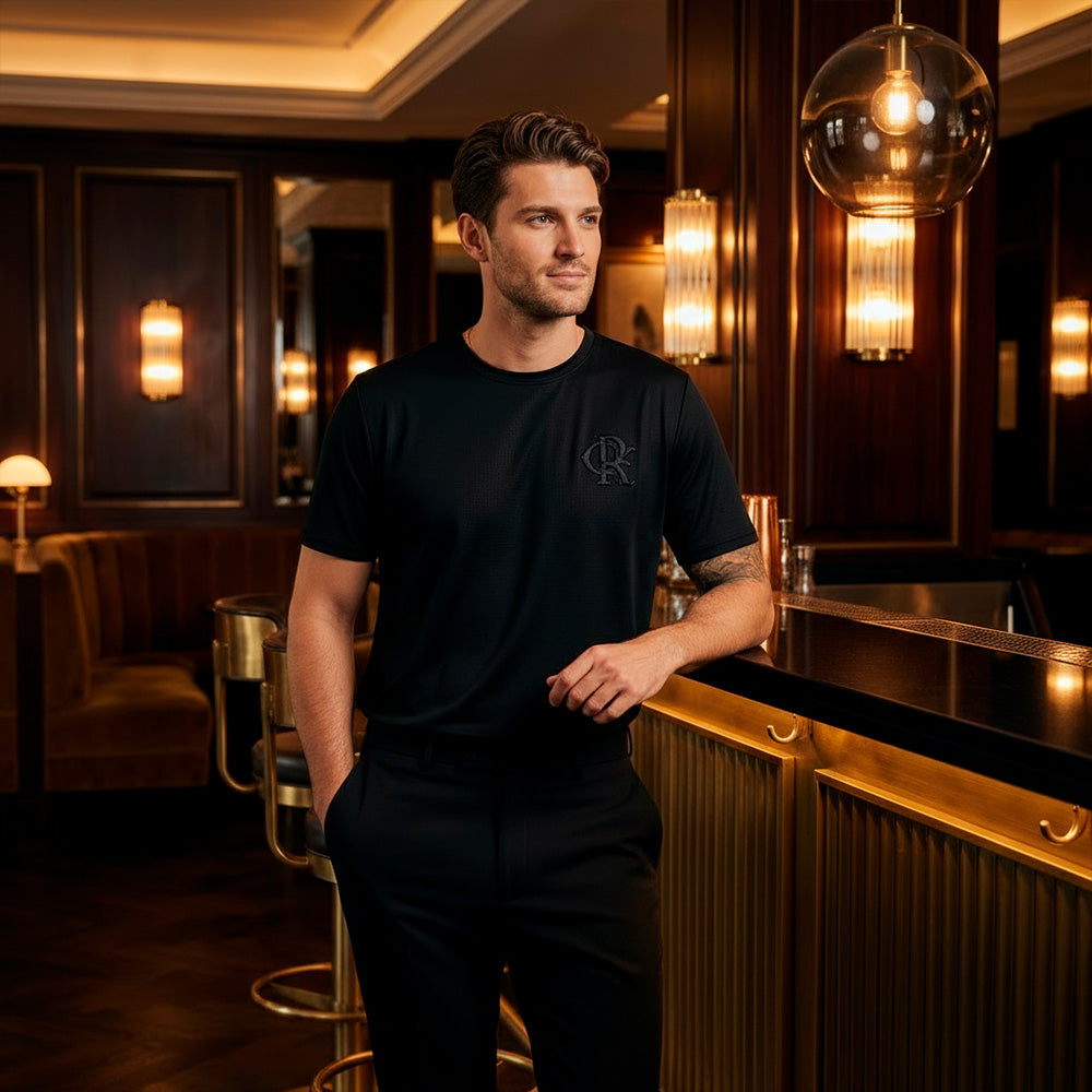 Flamengo Retro All Black Men's T-Shirt