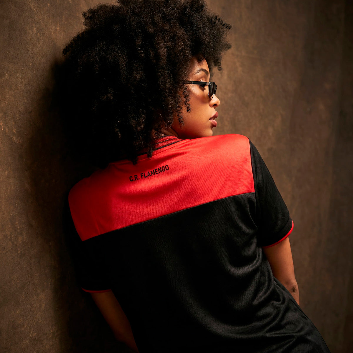 Flamengo Retro Black Edition Woman's T-Shirt