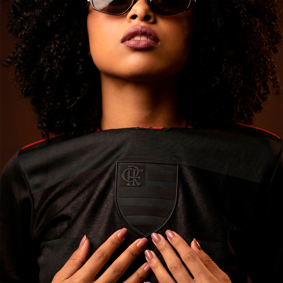 Flamengo Retro Black Edition Woman's T-Shirt