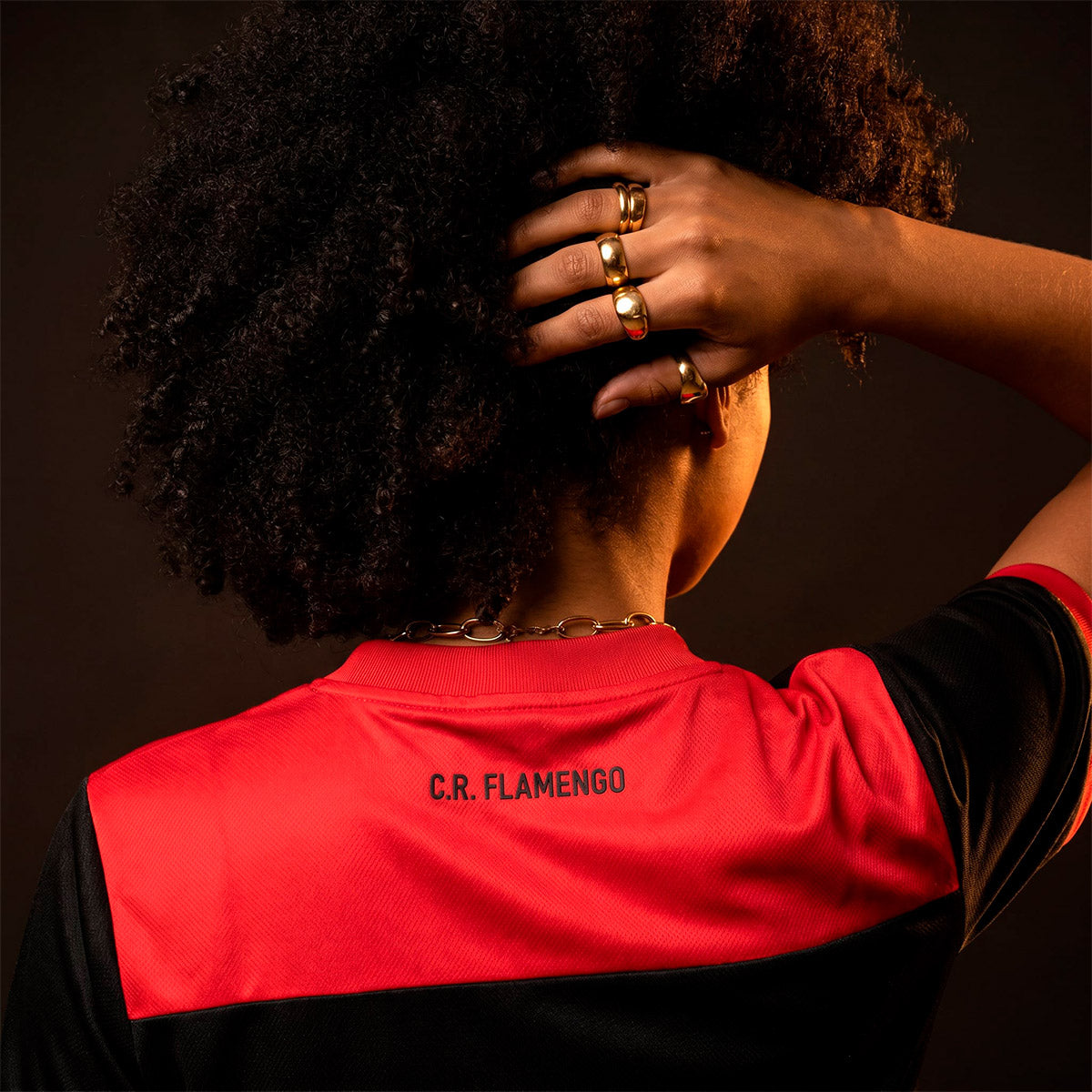 Flamengo Retro Black Edition Woman's T-Shirt