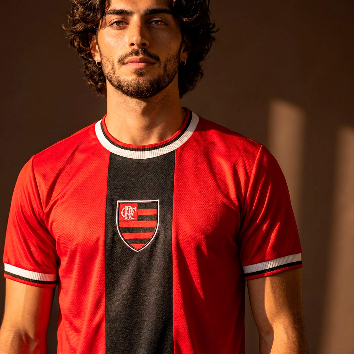Flamengo Retro Black Line Men's T-Shirt
