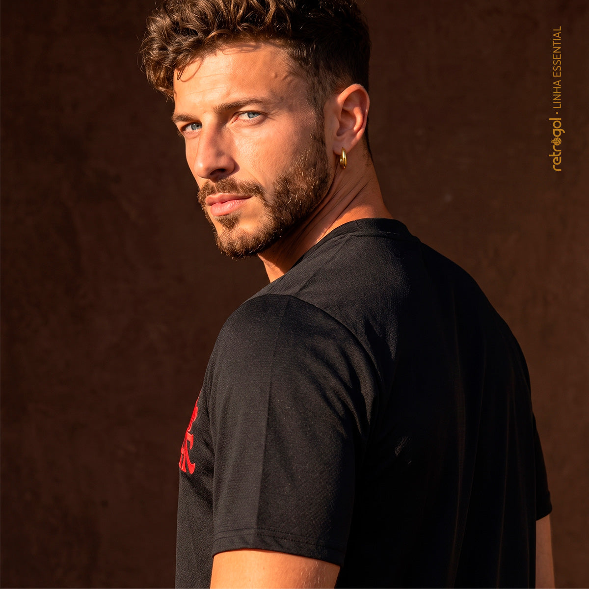 Flamengo Patch 3D Black Men's T-Shirt