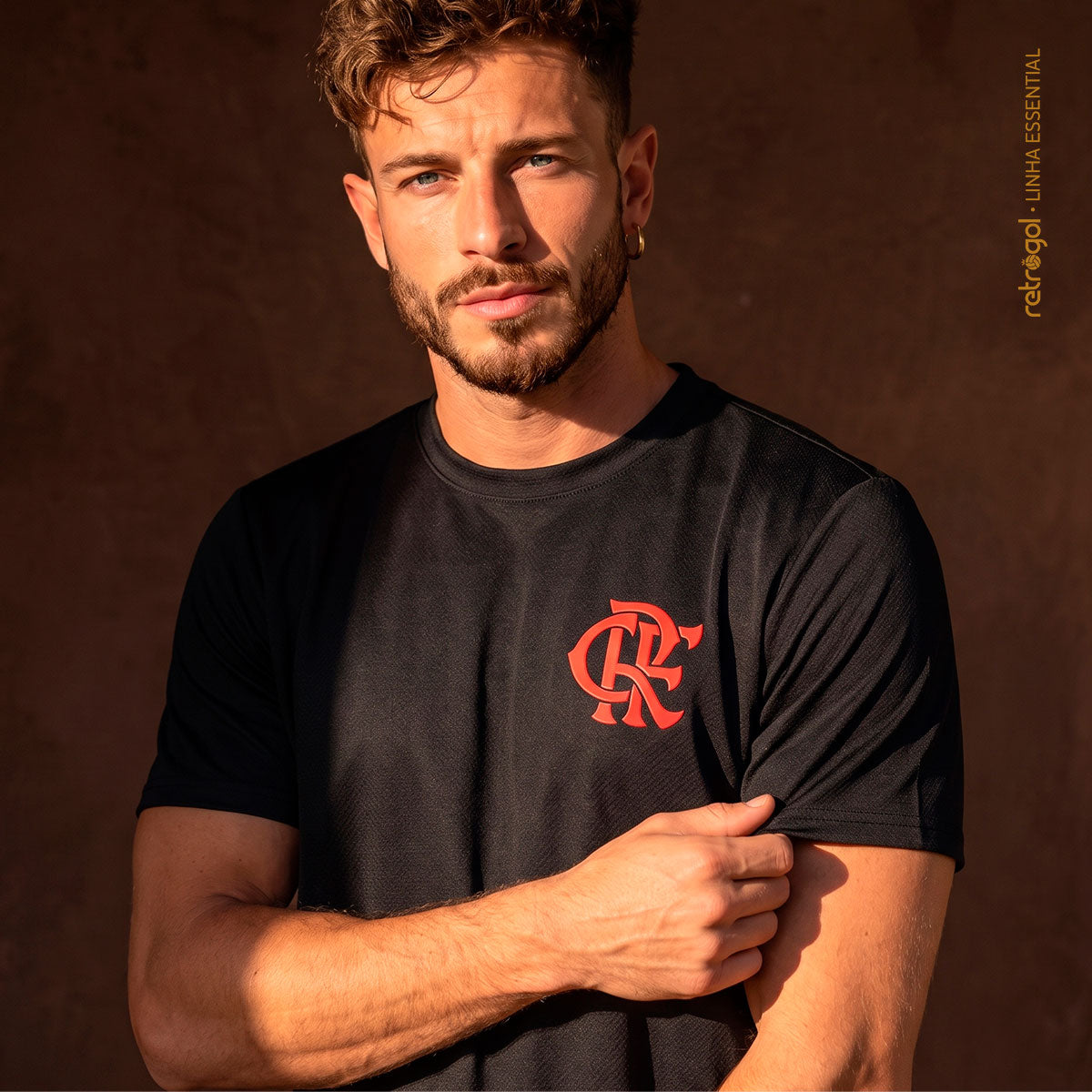 Flamengo Patch 3D Black Men's T-Shirt