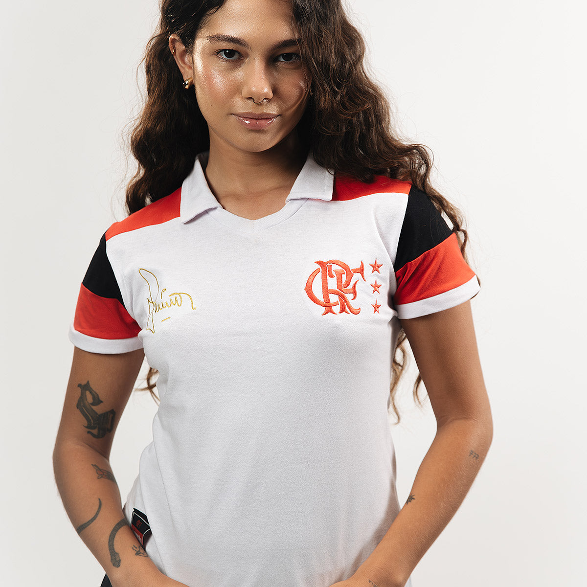 Flamengo Retro 1992 JR White Woman's T-Shirt