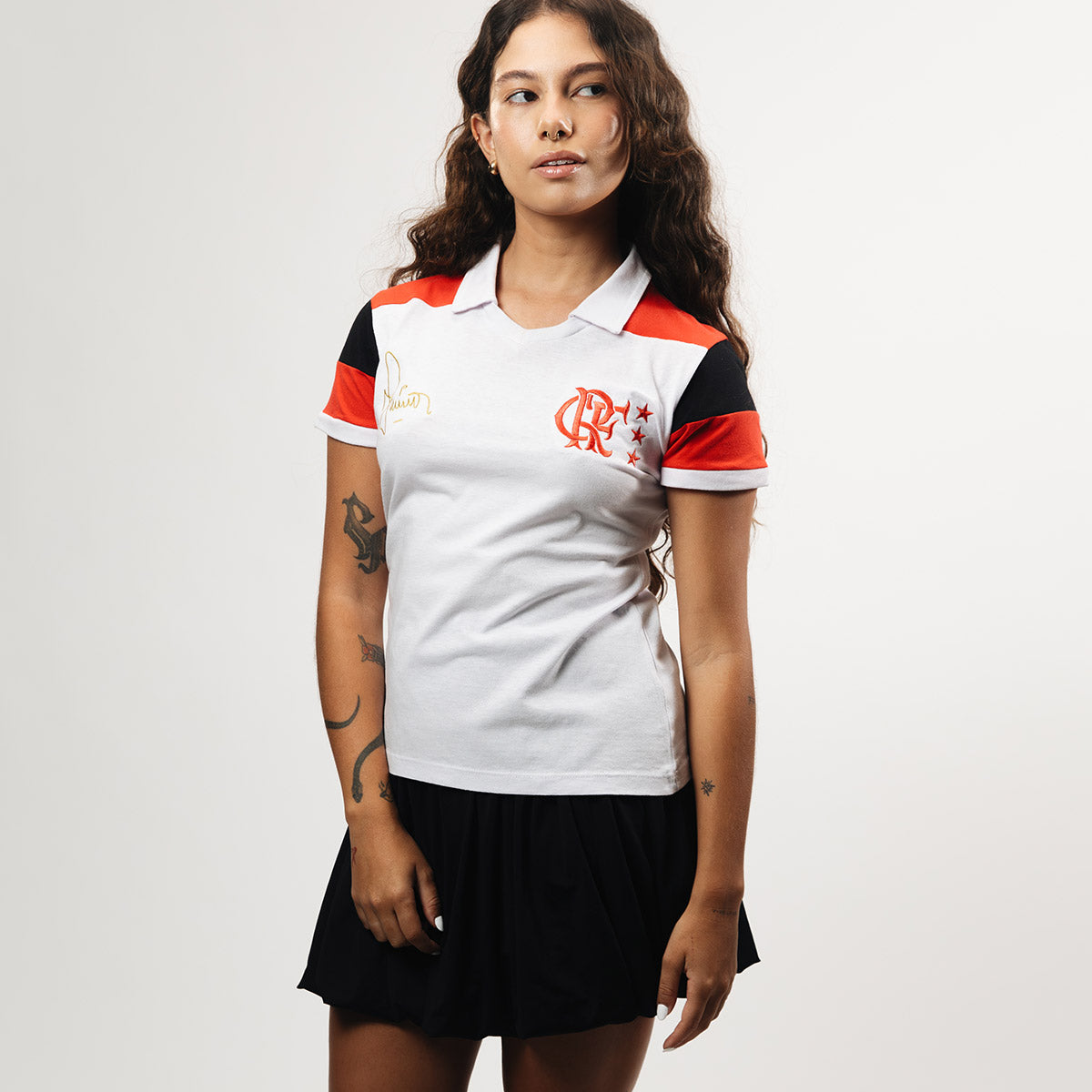 Flamengo Retro 1992 JR White Woman's T-Shirt