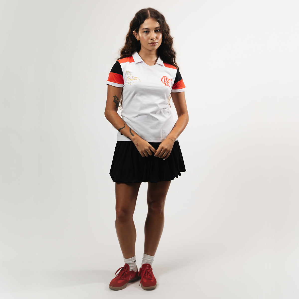 Flamengo Retro 1992 JR White Woman's T-Shirt