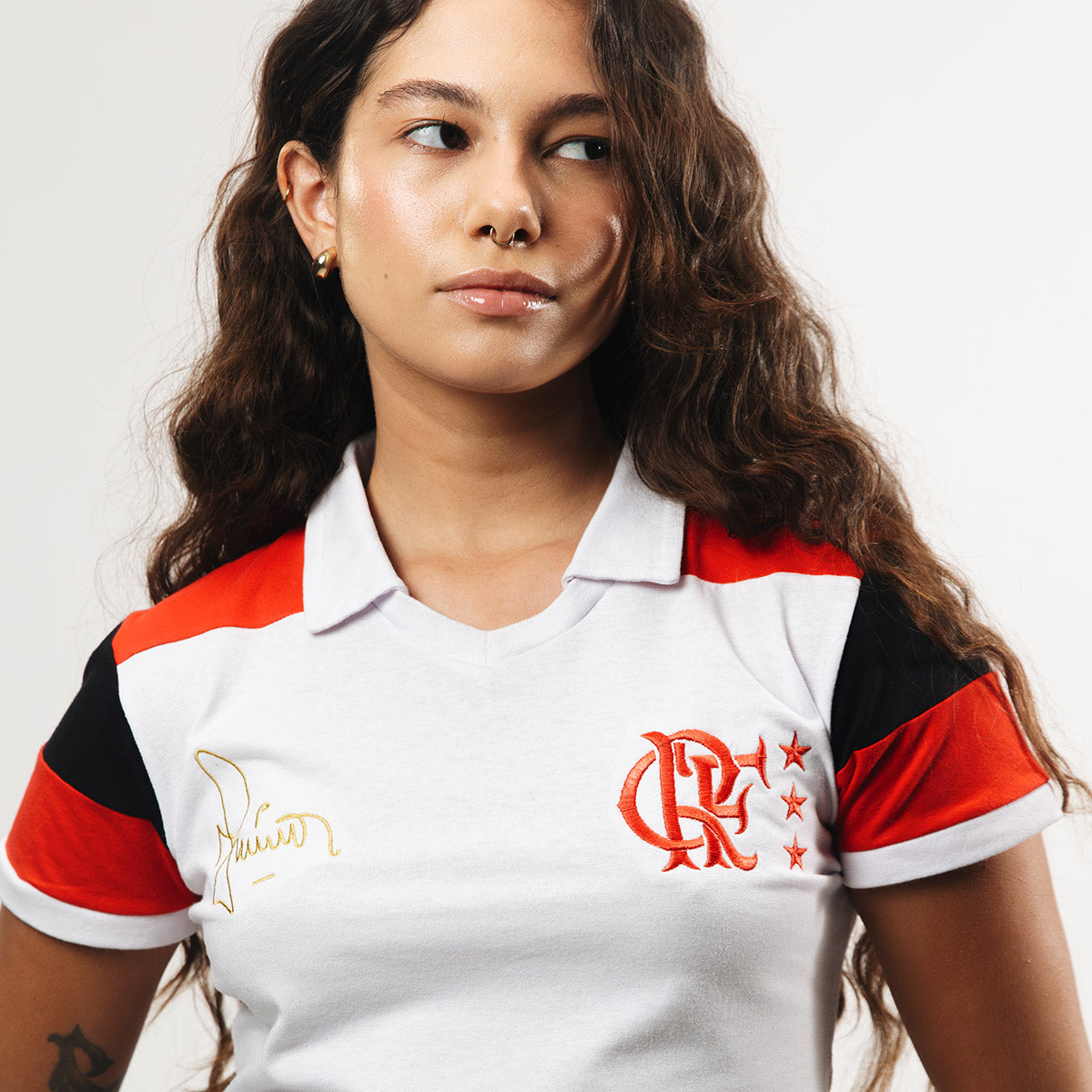Flamengo Retro 1992 JR White Woman's T-Shirt