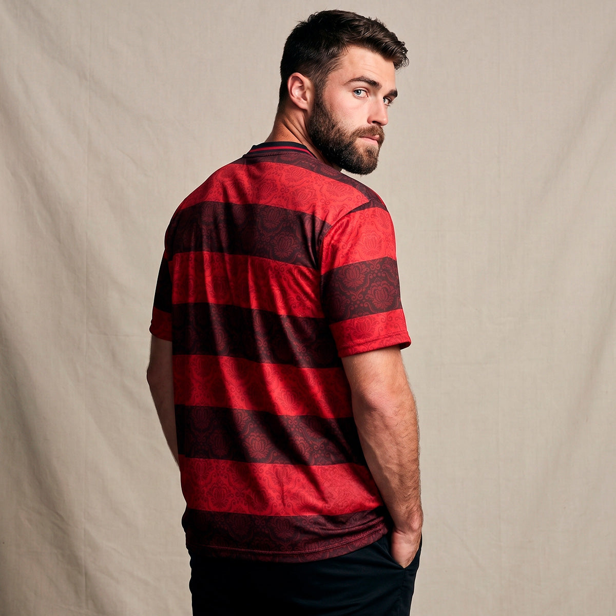 Flamengo NFL 81 Rubro-Negro Red Men's T-Shirt