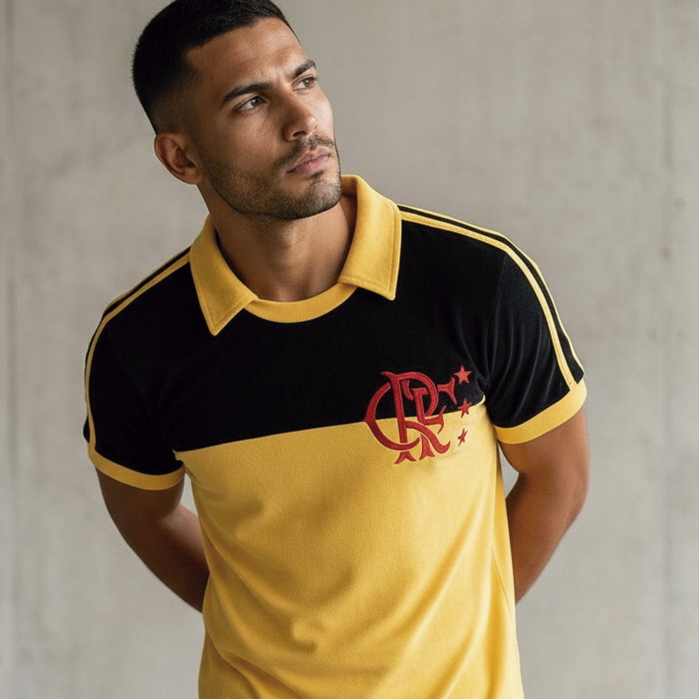 Flamengo Retro 1982 Yellow Men's T-Shirt