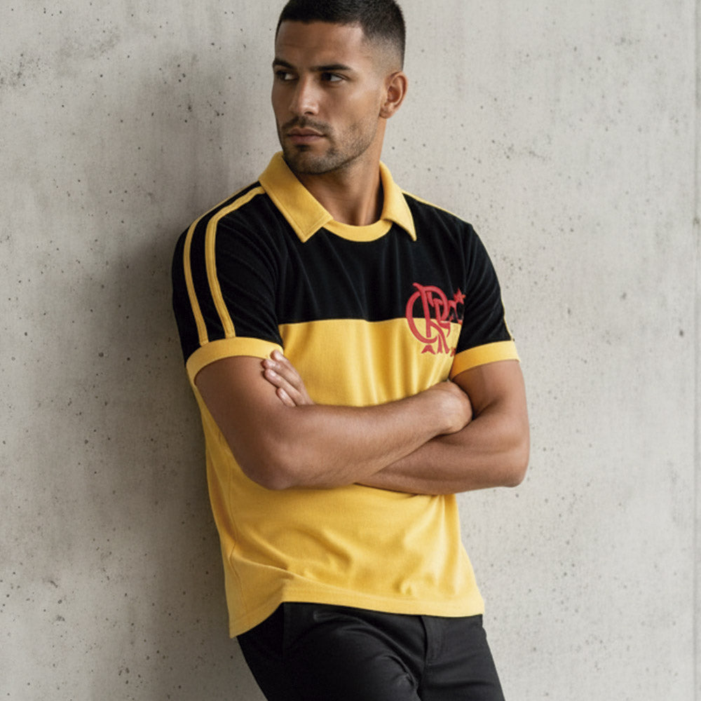 Flamengo Retro 1982 Yellow Men's T-Shirt