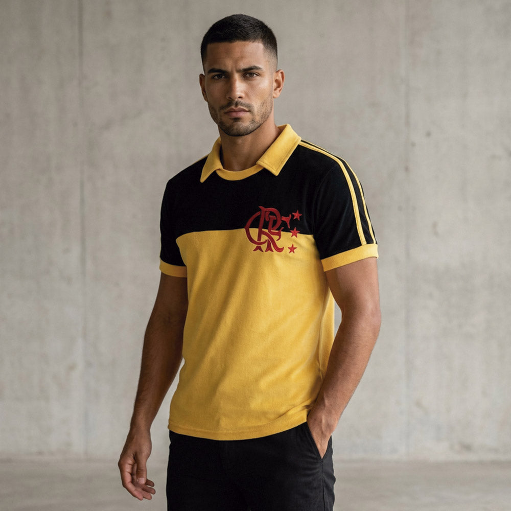 Flamengo Retro 1982 Yellow Men's T-Shirt