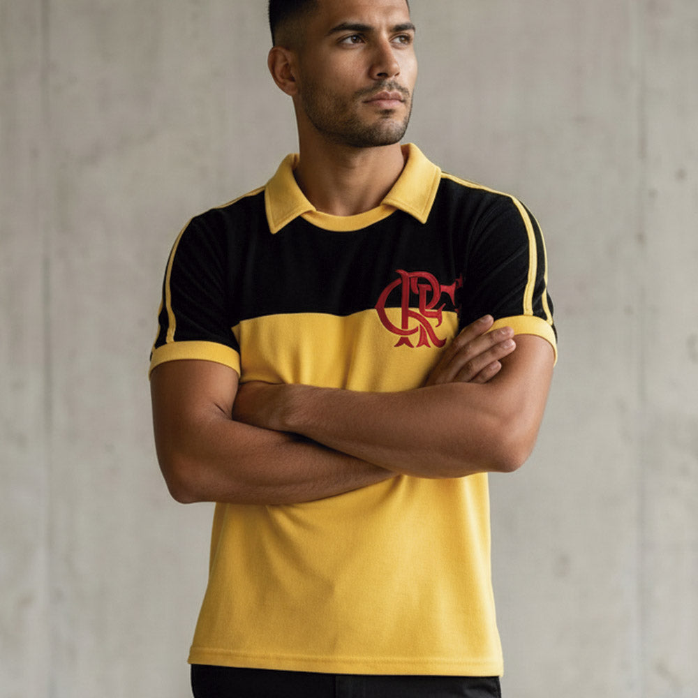 Flamengo Retro 1982 Yellow Men's T-Shirt