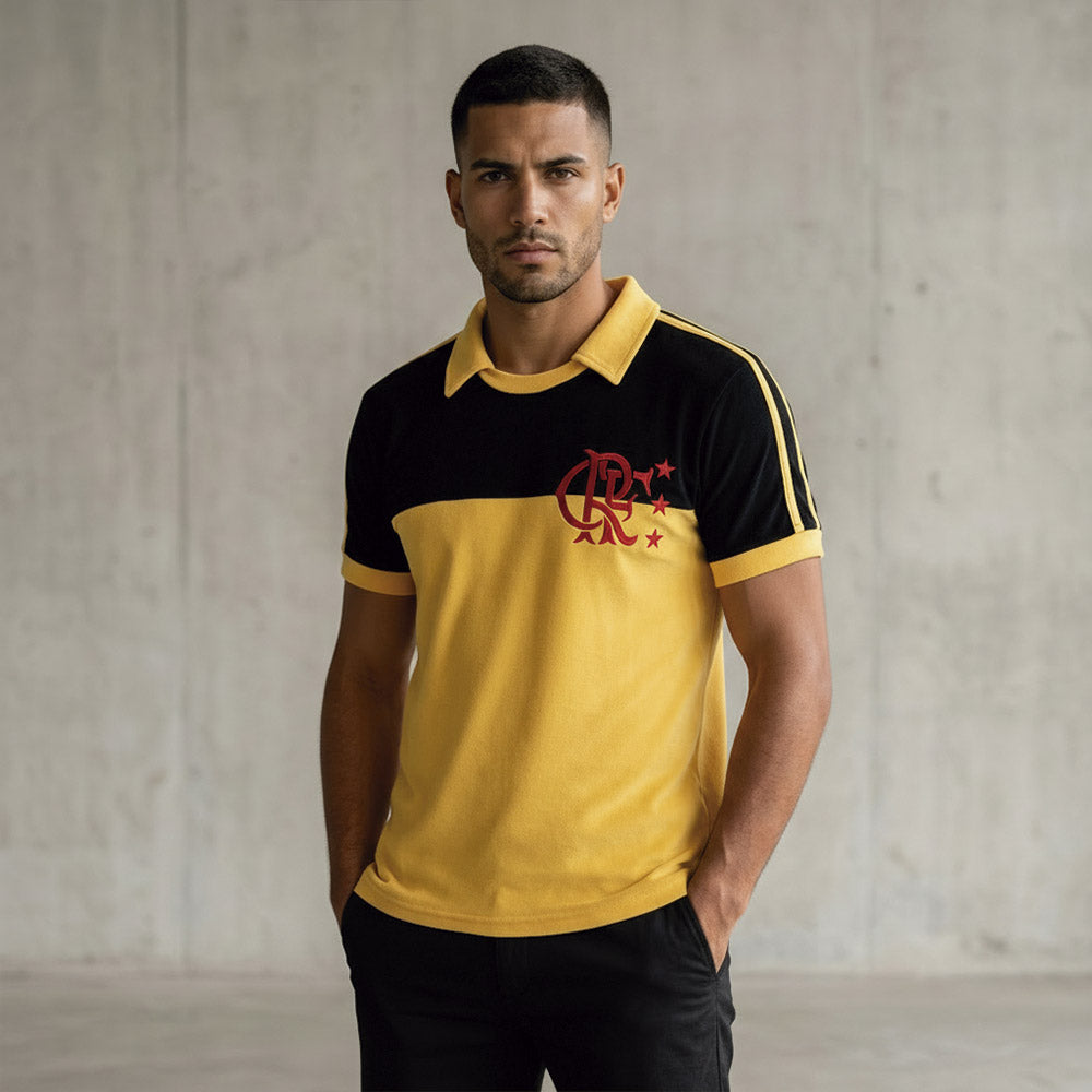 Flamengo Retro 1982 Yellow Men's T-Shirt