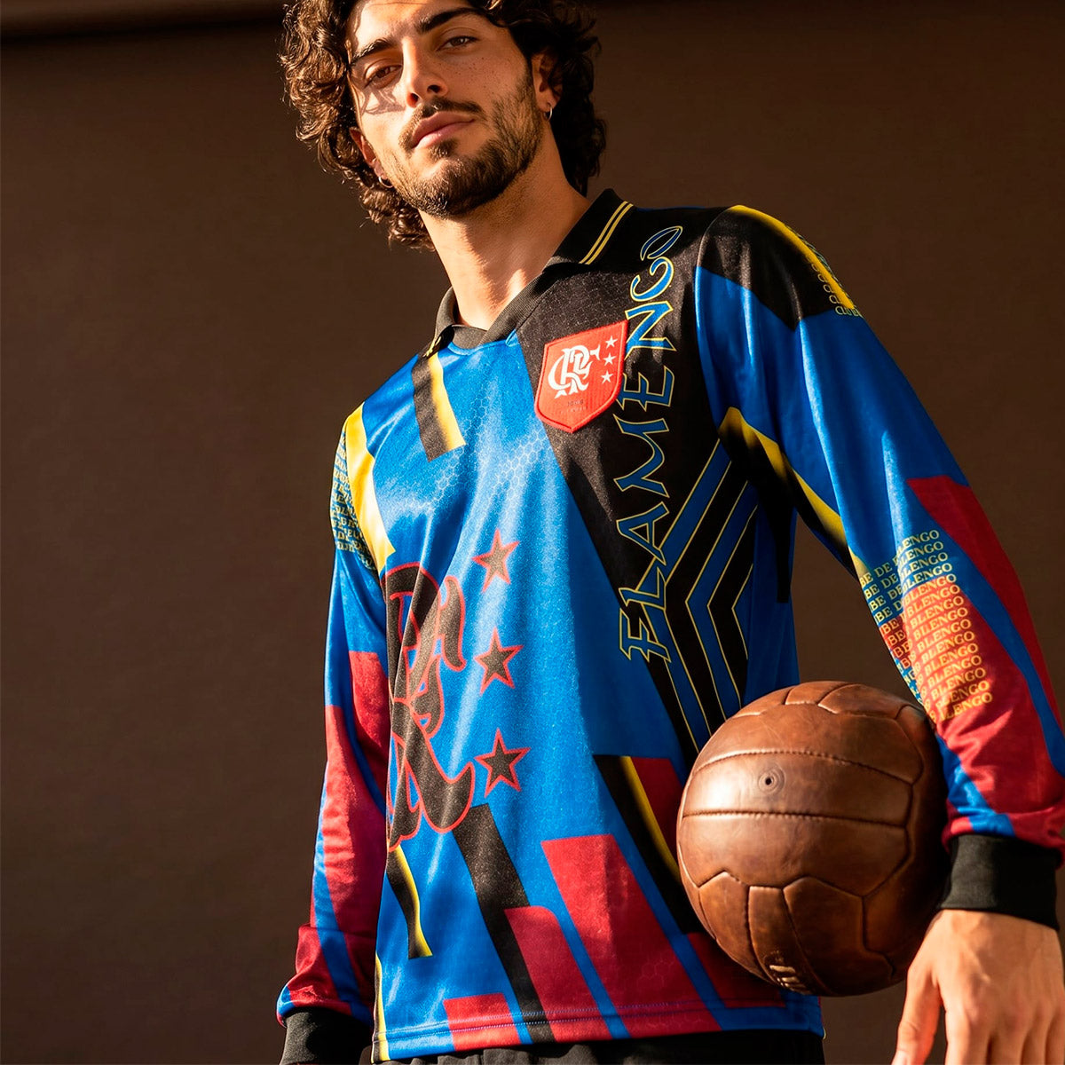 Flamengo Retro 1997 Goalkeeper Men's Long Sleeved T-Shirt