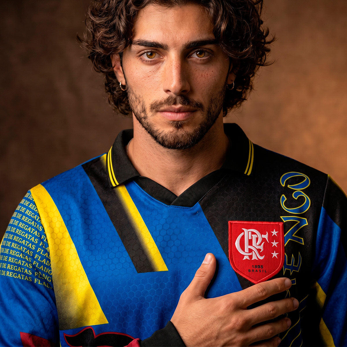 Flamengo Retro 1997 Goalkeeper Men's Long Sleeved T-Shirt