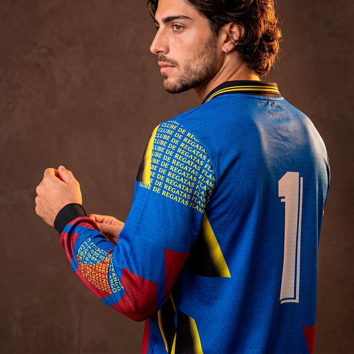 Flamengo Retro 1997 Goalkeeper Men's Long Sleeved T-Shirt
