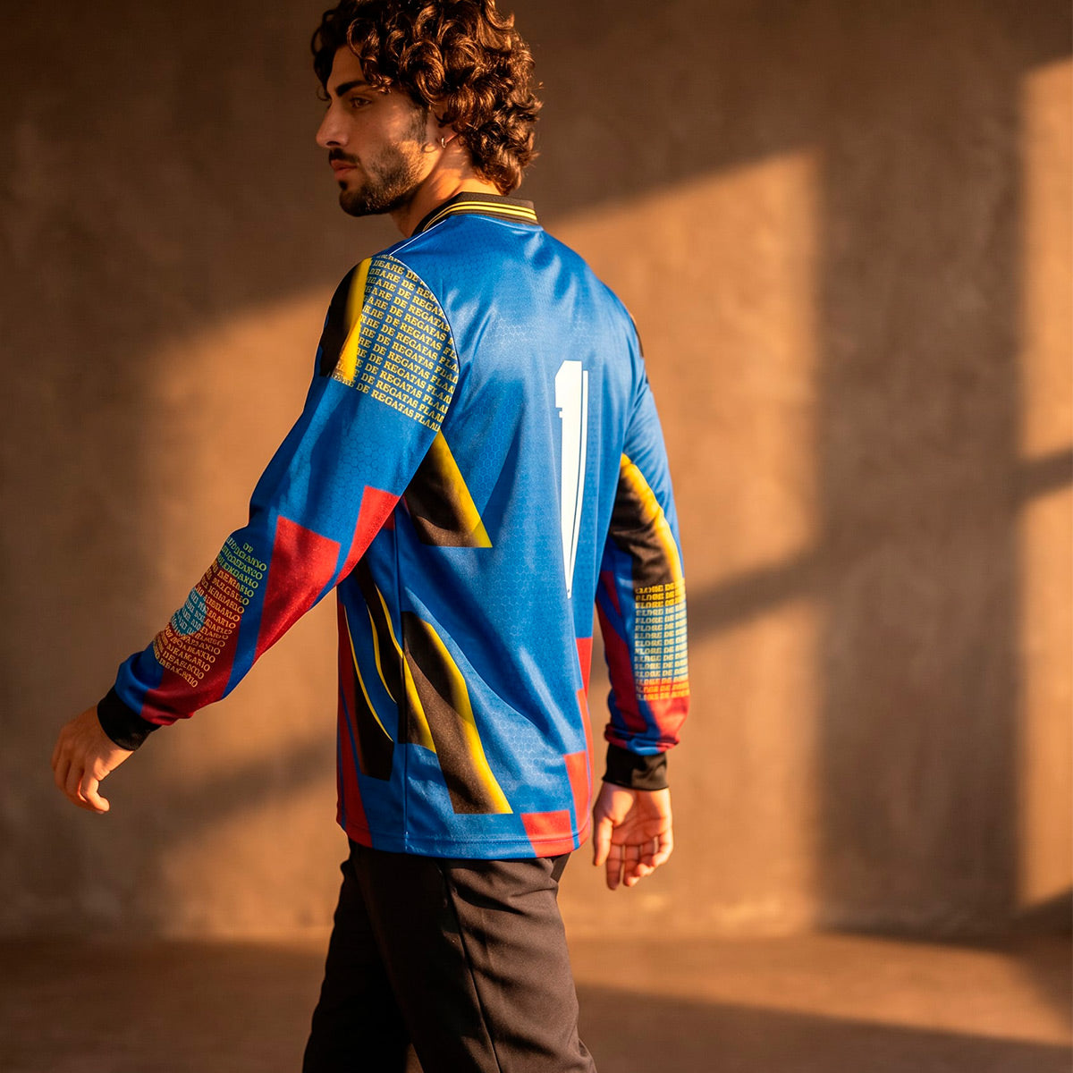 Flamengo Retro 1997 Goalkeeper Men's Long Sleeved T-Shirt