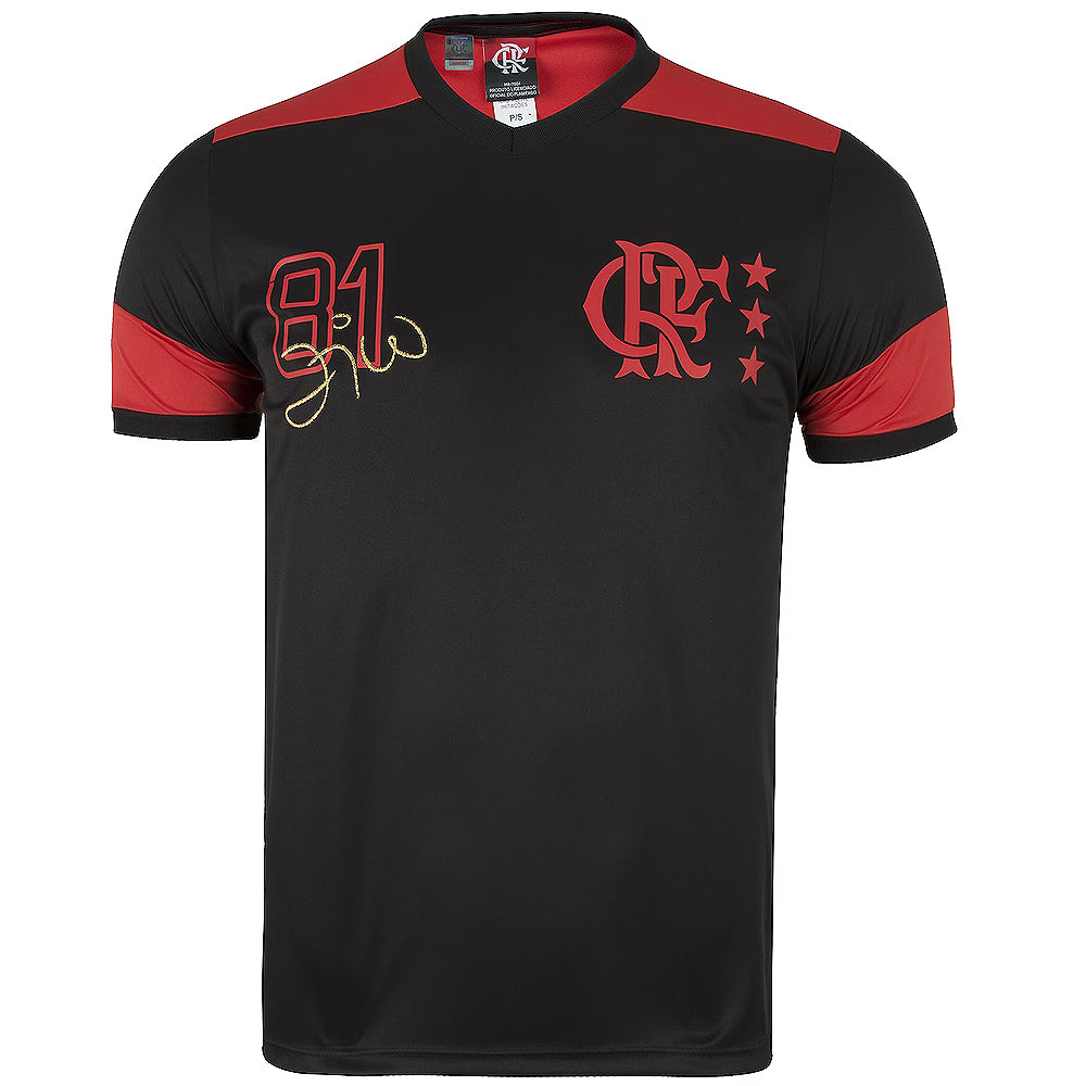 Flamengo Retro 1981 Zico Black Unisex Kid's T-Shirt