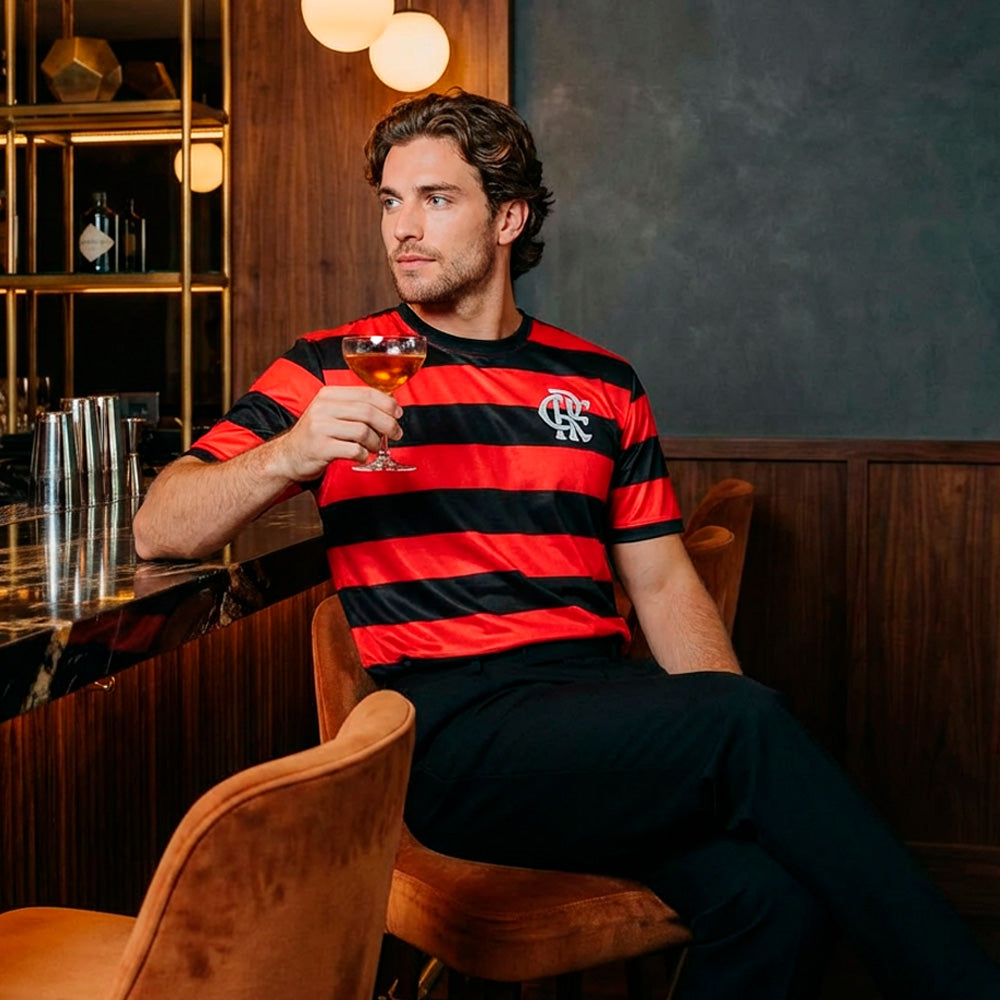 Flamengo Retro Rubro-Negra Men's T-Shirt