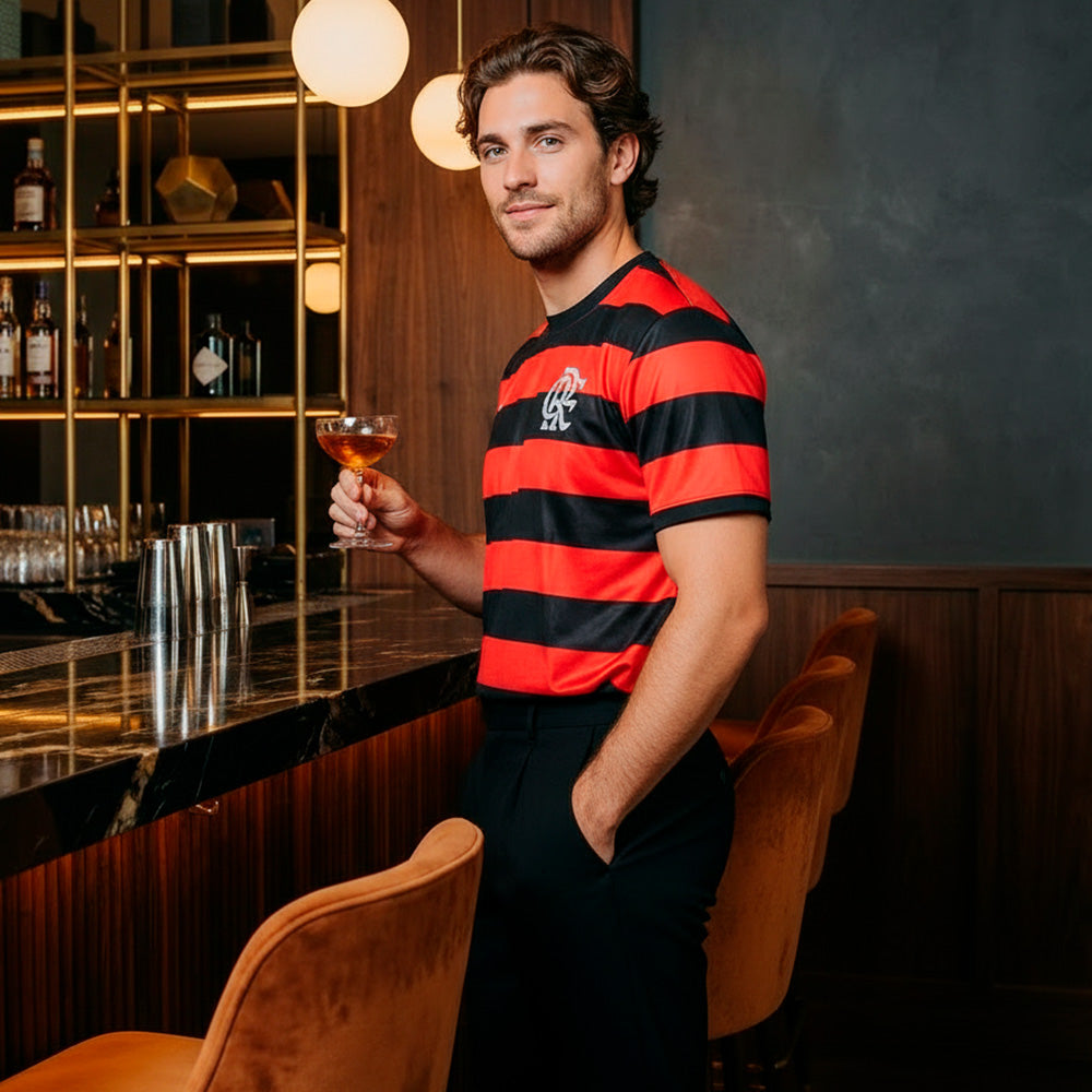 Flamengo Retro Rubro-Negra Men's T-Shirt