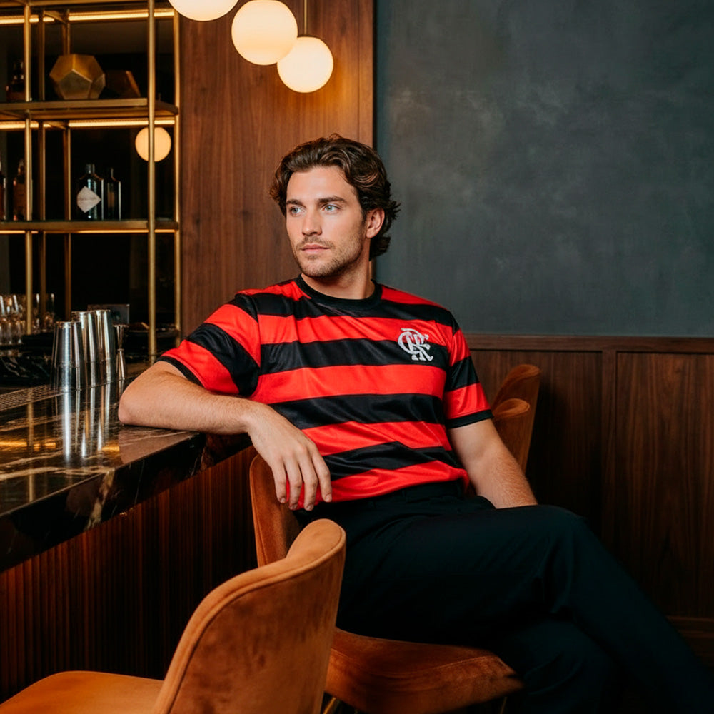 Flamengo Retro Rubro-Negra Men's T-Shirt
