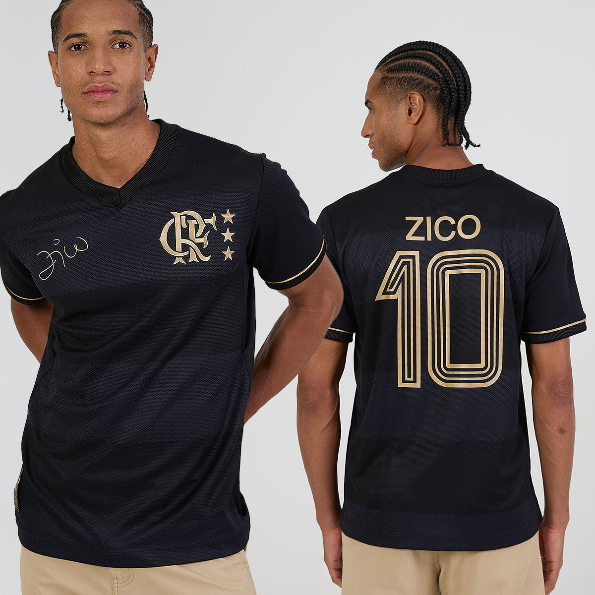 Flamengo Retro 1981 Zico Gold Men's T-Shirt