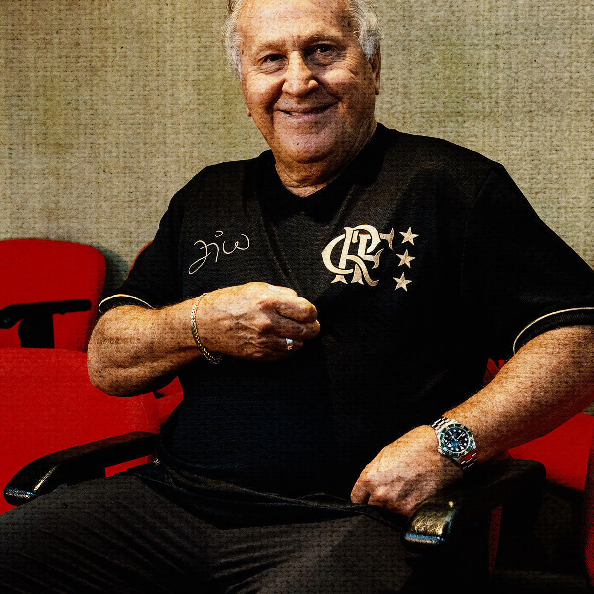 Flamengo Retro 1981 Zico Gold Men's T-Shirt