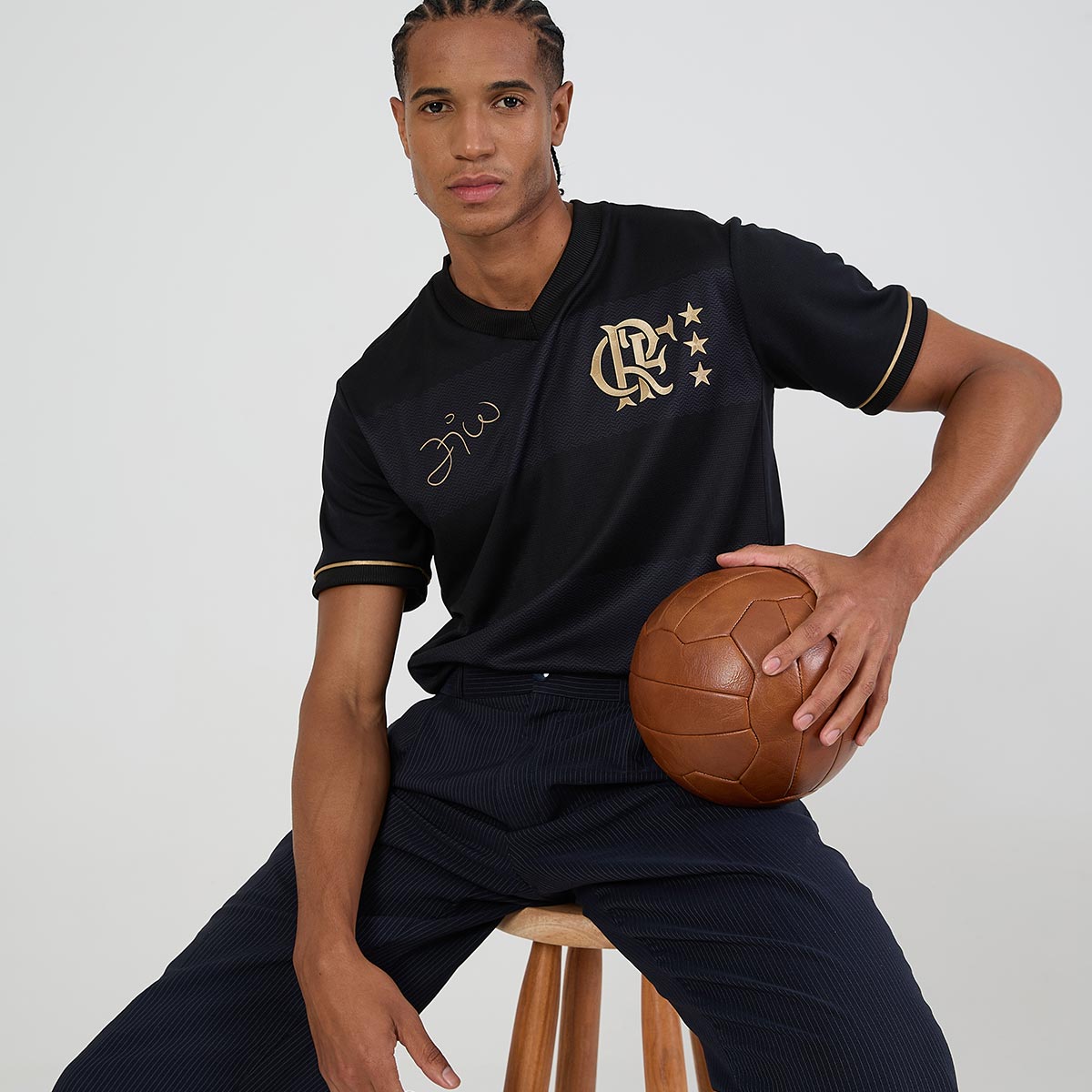 Flamengo Retro 1981 Zico Gold Men's T-Shirt