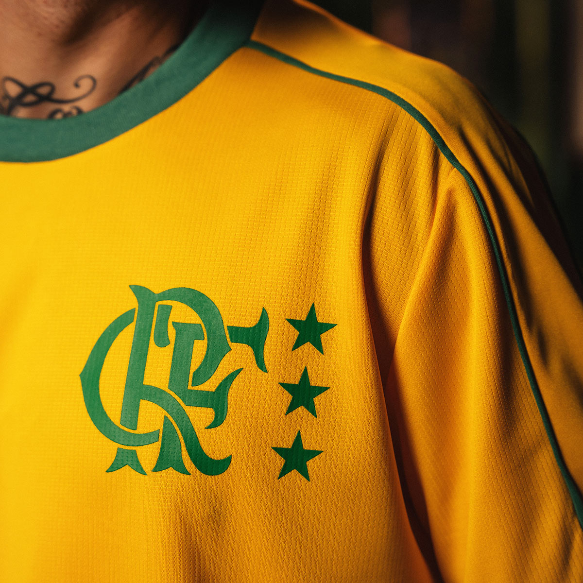 Flamengo Retro Zico Brazil Yellow Men's T-Shirt